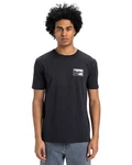 Quiksilver T-Shirt Land And Sea Schwarz/Dunkelblau/Hellblau