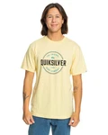 Quiksilver T-Shirt Circle Up Silber/Gelb/Grün/Khaki/Gold