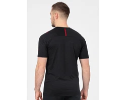 Jako T-Shirt Challenge Freizeit Schwarz/Rot/Dunkelgrau/Dunkelrot