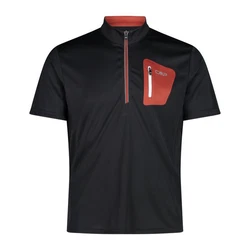 CMP Herren Shirt MAN FREEBIKE T-SHIRT ANTRACITE/RUST (3C89757T)