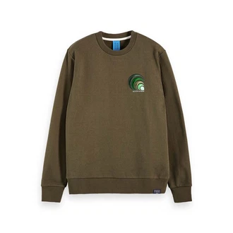Scotch & Soda Fleecepullover Crewneck 156794