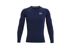 Under Armour HeatGear Armour Comp LS Funktionsshirt Dunkelblau/Blau/Hellblau/Rot