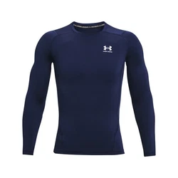 Under Armour HeatGear Armour Comp LS Funktionsshirt Dunkelblau/Blau/Hellblau/Rot