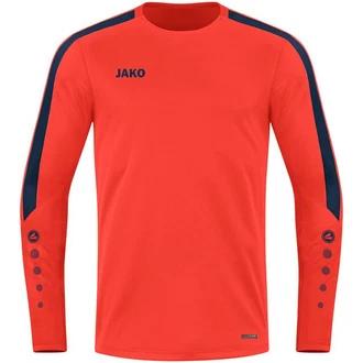 Jako Kapuzenpullover Sweat Power (8823) Orange/Rot