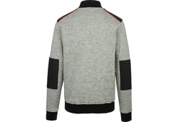 Würth MODYF Troyer Perseus Fleecepullover Hellgrau/Grau/Rot/Schwarz