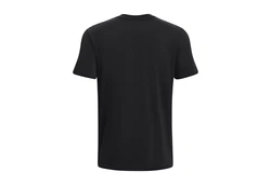 Under Armour T-Shirt Heavyweight Kurzarm-Oberteil mit aufgesticktem Logo schwarz/weiß