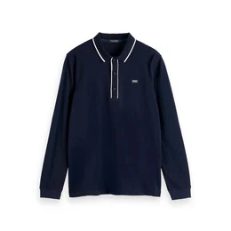 Langarmshirt Herren Longsleeve Polo Pique 155458