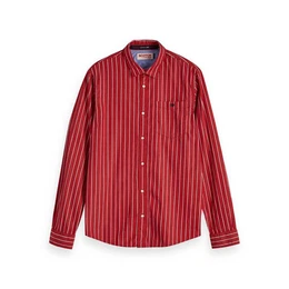 Kurzarmhemd Herren Langarmhemd Classic Breton Stripe Shirt 152149