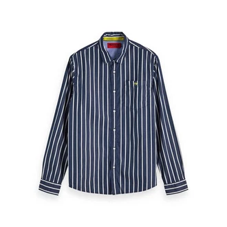Scotch & Soda Langarmhemd Classic Breton Stripe Shirt 152149 152149