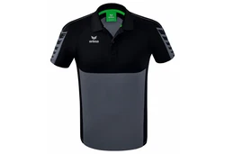 Erima Poloshirt Six Wings Grau/Schwarz/Dunkelgrau/Dunkelblau/Blau/Grün