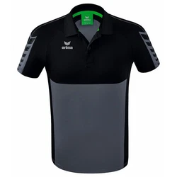 Erima Poloshirt Six Wings Grau/Schwarz/Dunkelgrau/Dunkelblau/Blau/Grün
