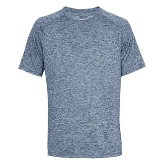 Under Armour T-Shirt Tech 2.0 SS Grau/Hellblau/Dunkelblau/Blau