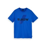 Scotch & Soda T-Shirt Basic Blauw Tee (156809) 156809