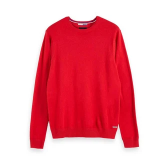 Scotch & Soda Herren Pullover Ams Blauw Cashmere Crew Neck (156536) 156536