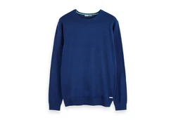 Scotch & Soda Herren Pullover Ams Blauw Cashmere Crew Neck (156536) 156536