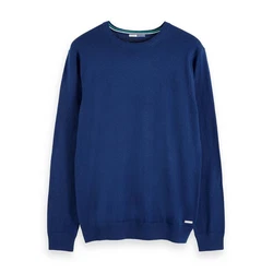 Scotch & Soda Herren Pullover Ams Blauw Cashmere Crew Neck (156536) 156536
