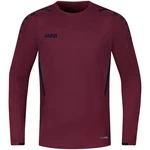 Jako Fleecepullover Sweat Challenge Lila/Dunkelrot/Rosa/Rot