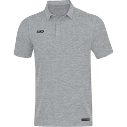 Jako T-Shirt Poloshirt Premium Basics Hellgrau/Grau/Dunkelgrau