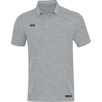 Jako T-Shirt Poloshirt Premium Basics Hellgrau/Grau/Dunkelgrau