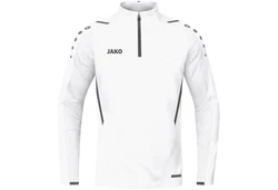 Jako Sweatshirt Challenge Ziptop Weiß/Schwarz/Gelb/Dunkelblau/Creme