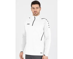 Jako Sweatshirt Challenge Ziptop Weiß/Schwarz/Gelb/Dunkelblau/Creme