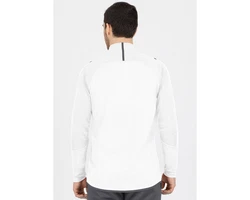 Jako Sweatshirt Challenge Ziptop Weiß/Schwarz/Gelb/Dunkelblau/Creme