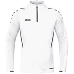 Jako Sweatshirt Challenge Ziptop Weiß/Schwarz/Gelb/Dunkelblau/Creme