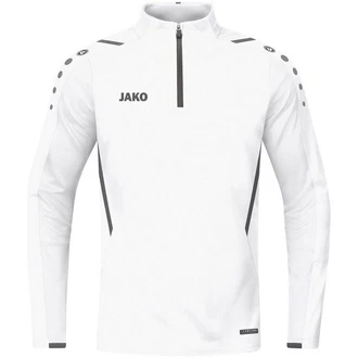 Jako Sweatshirt Challenge Ziptop Weiß/Schwarz/Gelb/Dunkelblau/Creme
