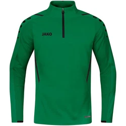 Jako Sweatshirt Challenge Ziptop Grün/Dunkelgrün