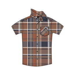 Kurzarmhemd Herren Kurzarm Hemd Man Shirt 30T9937