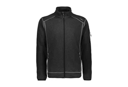 CMP Sweatjacke Man Jacket Knit-Tech NERO/GLACIER