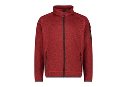 CMP Sweatjacke Man Jacket Knit-Tech rotmeliert