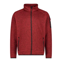 CMP Sweatjacke Man Jacket Knit-Tech rotmeliert