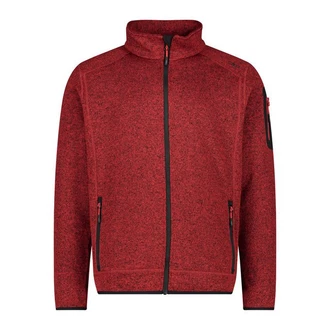 CMP Sweatjacke Man Jacket Knit-Tech rotmeliert