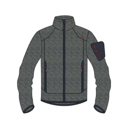 Fleecejacke Herren Fleece Jacke Knitted Jacket 3H60747