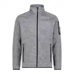CMP Sweatjacke Man Jacket Knit-Tech Hellgrau/Grau/Dunkelgrau CMP Sweatjacke Man Jacket Knit-Tech Hellgrau/Grau/Dunkelgrau