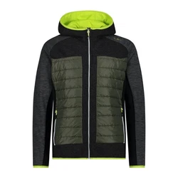 CMP Fleecejacke Man Hybrid Fix Hood Jacket (33M2147) 33M2147