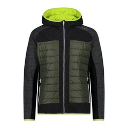 Fleecejacke Herren Fleecejacke Man Hybrid Fix Hood Jacket 33M2147