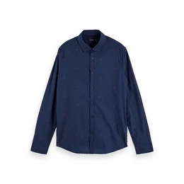 Kurzarmhemd Herren Hemd Ams Blauw Light Weight Shirt 153548