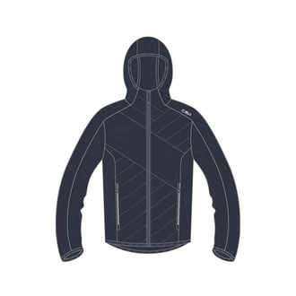 CMP Outdoorjacke Herren Kapuzenjacke Man Hybrid Jacket Fix Hood (34E7617)