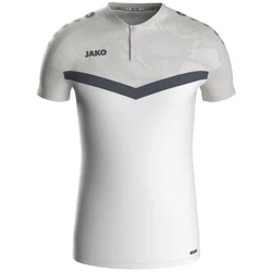 Jako T-Shirt Iconic Polo Grau/Hellgrau/Silber/Dunkelblau