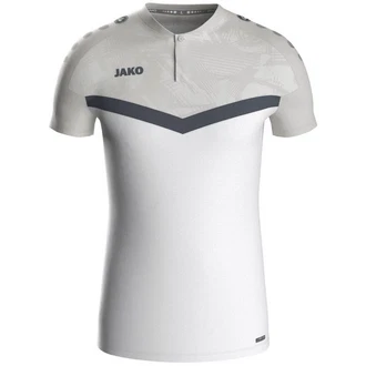 Jako T-Shirt Iconic Polo Grau/Hellgrau/Silber/Dunkelblau