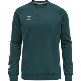 Fleecepullover Herren Kapuzenpullover hmlMove Grid Cotton Sweatshirt 214788