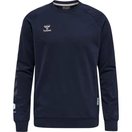Fleecepullover Herren Kapuzenpullover hmlMove Grid Cotton Sweatshirt 214788