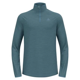 Langarmshirt Herren Laufshirt Run Easy Warm Midlayer 1/2 Zip 313262