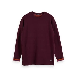 Fleecepullover Herren Pullover Reversible Knitted Pull 153642