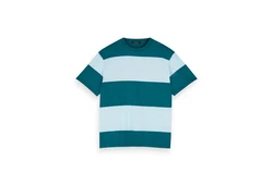 Scotch & Soda Herren T-Shirt Block Stripe Clean Tee 155402