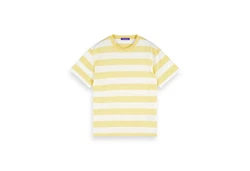 Scotch & Soda Herren T-Shirt Block Stripe Clean Tee 155402