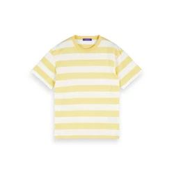 Scotch & Soda Herren T-Shirt Block Stripe Clean Tee 155402