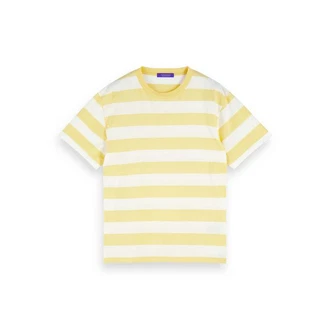 Scotch & Soda Herren T-Shirt Block Stripe Clean Tee 155402